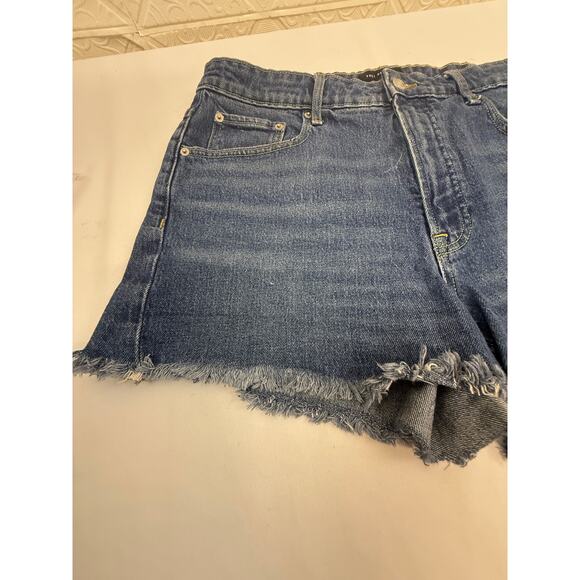 Free Assembly size 12 shorts denim USA stars strips on pockets distressed hem - Picture 15 of 15